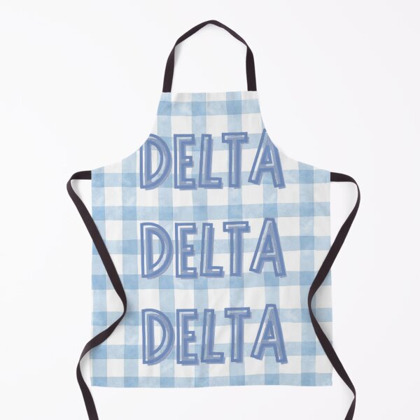 Item preview, Delta Delta Delta Gingham Blue Print designed and sold by Sophab723.