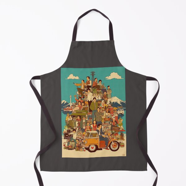 Item preview, Crowded Retro Japanese City Poster designed and sold by Piotrek0001.