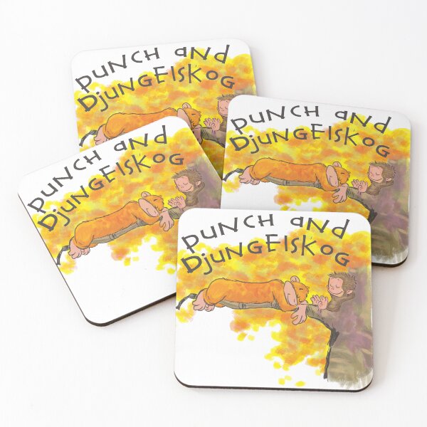 Item preview, punch and djungelskog (punch monkey) designed and sold by remerasnerdas.