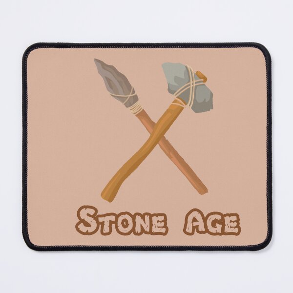 Item preview, Stone Age Primitive Tools Illustration designed and sold by Arturo Daniel Garcia Palomo.