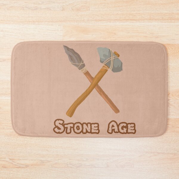 Item preview, Stone Age Primitive Tools Illustration designed and sold by Arturo Daniel Garcia Palomo.