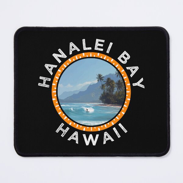Item preview, Hanalei Bay - Hawaii (with White Lettering) designed and sold by VelvetRoom.