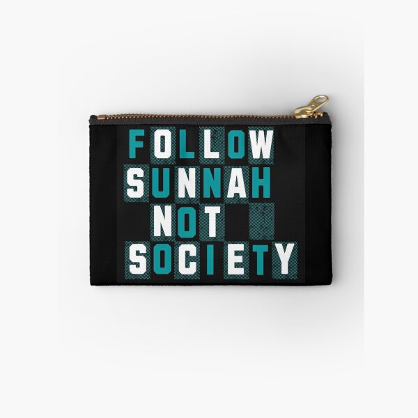 Item preview, Follow Sunnah Not Society (V.3) – Bold Islamic Reminder Typography designed and sold by D-Islamic.