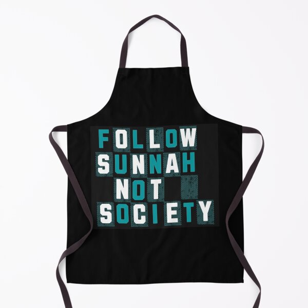 Item preview, Follow Sunnah Not Society (V.3) – Bold Islamic Reminder Typography designed and sold by D-Islamic.