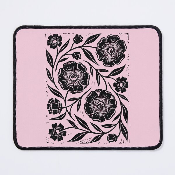 Item preview, Daisy Flowers Lino Style Retro Wildflowers Gardener designed and sold by Y-Vibes.