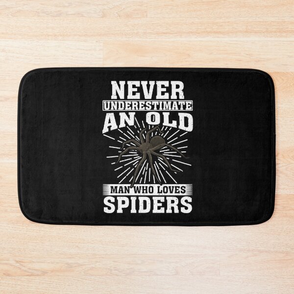 Item preview, Never Underestimate An Old Man Who Loves Spiders  designed and sold by CosmoKitsch.