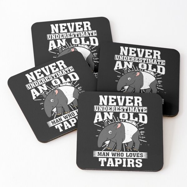 Item preview, Never Underestimate An Old Man Who Loves Tapirs  designed and sold by CosmoKitsch.