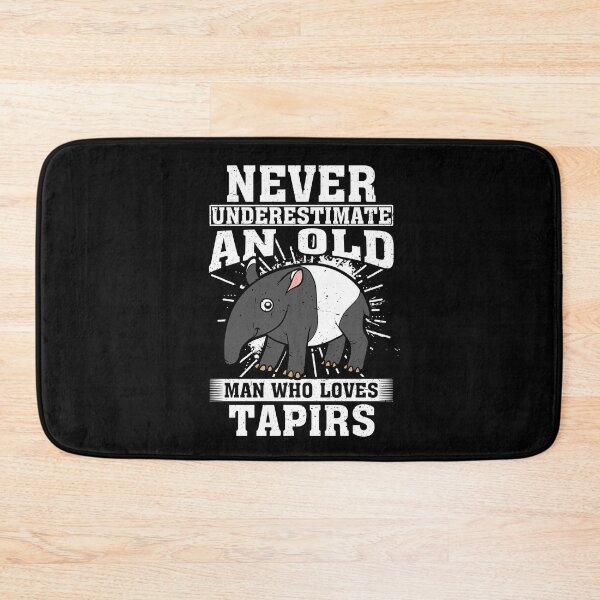 Item preview, Never Underestimate An Old Man Who Loves Tapirs  designed and sold by CosmoKitsch.