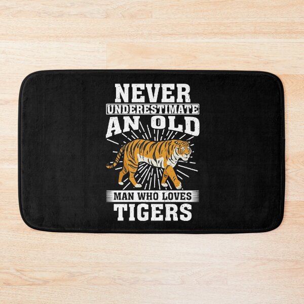 Item preview, Never Underestimate An Old Man Who Loves Tigers designed and sold by CosmoKitsch.