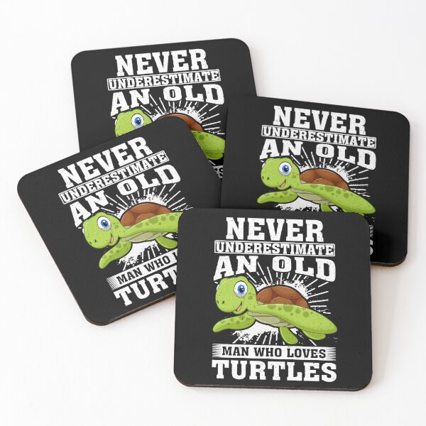 Item preview, Never Underestimate An Old Man Who Loves Turtles  designed and sold by CosmoKitsch.