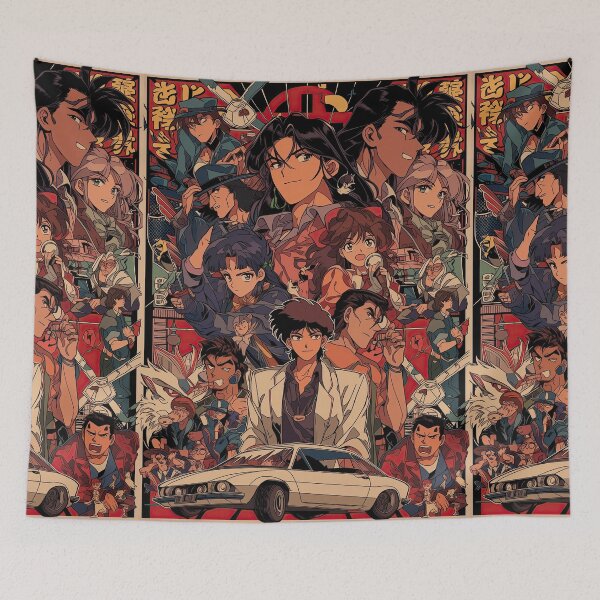 Item preview, Action Packed 90s Anime Collage designed and sold by Piotrek0001.