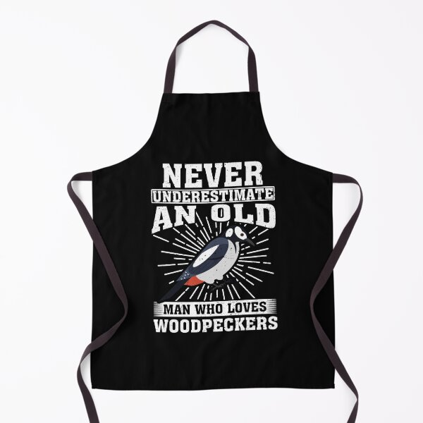 Item preview, Never Underestimate An Old Man Who Loves woodpeckers  designed and sold by CosmoKitsch.