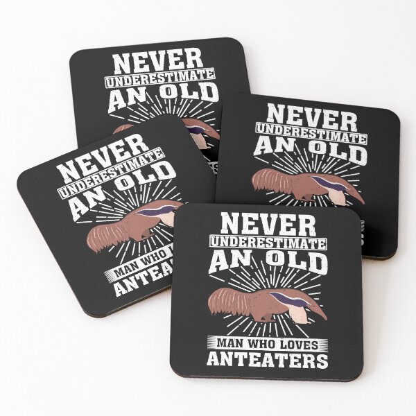Item preview, ever Underestimate An Old Man Who Loves Anteaters  designed and sold by CosmoKitsch.