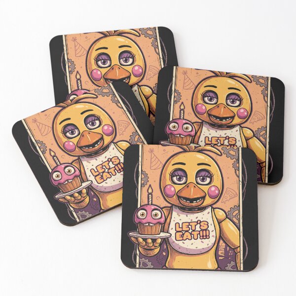 Item preview, FNAF Toy Chica Yellow Chicken Glam Design designed and sold by Senpaiwaves.