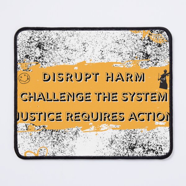 Item preview, Disrupt Harm designed and sold by CreativeChange.