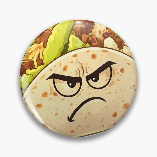 Item preview, Grumpy Taco Cute Food Humor designed and sold by Rebekah Kaiser.
