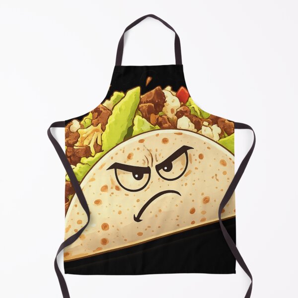 Item preview, Grumpy Taco Cute Food Humor designed and sold by Rebekah Kaiser.