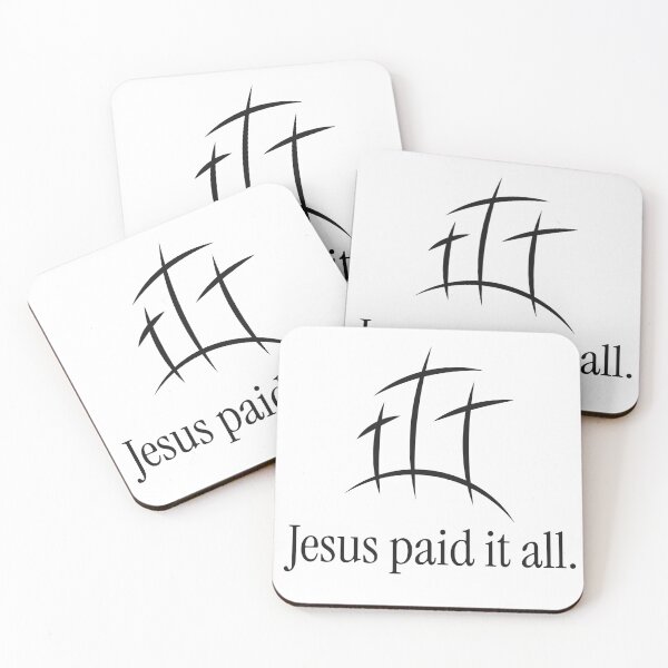 Item preview, Jesus Paid it All -- Christian faith and hope designed and sold by The Sporty Nerd.