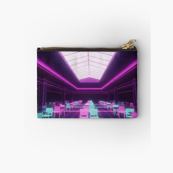 Item preview, Neon Vaporwave Liminal Space Mall Food Court designed and sold by powersunlight.