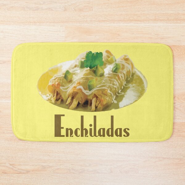 Item preview, Colorful Enchiladas Mexican Food Illustration designed and sold by Arturo Daniel Garcia Palomo.