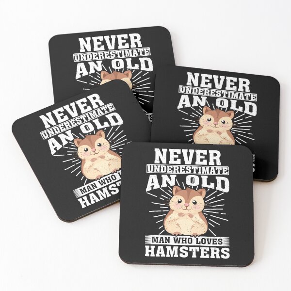 Item preview, ever Underestimate An Old Man Who Loves Hamsters designed and sold by CosmoKitsch.