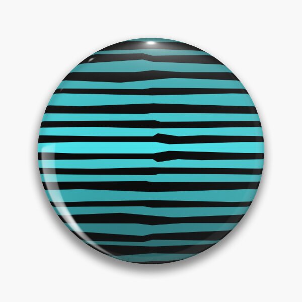 Item preview, Teal & Black Striped Pattern – Dark Minimal Aesthetic designed and sold by dfly-creations.