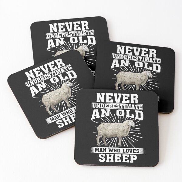 Item preview, ever Underestimate An Old Man Who Loves sheep designed and sold by CosmoKitsch.