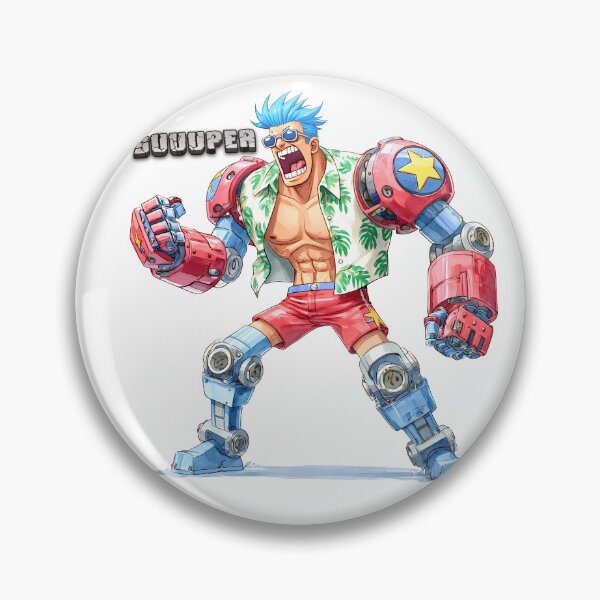 Item preview, SUUUUPER Franky Cyborg - One Piece Anime Franky Art Print designed and sold by DesignArtist.ia.