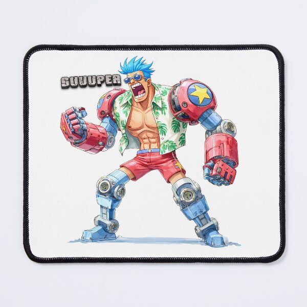 Item preview, SUUUUPER Franky Cyborg - One Piece Anime Franky Art Print designed and sold by DesignArtist.ia.