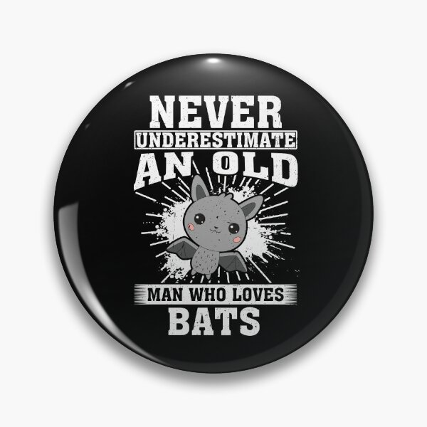 Item preview, Never Underestimate An Old Man Who Loves Bats designed and sold by CosmoKitsch.