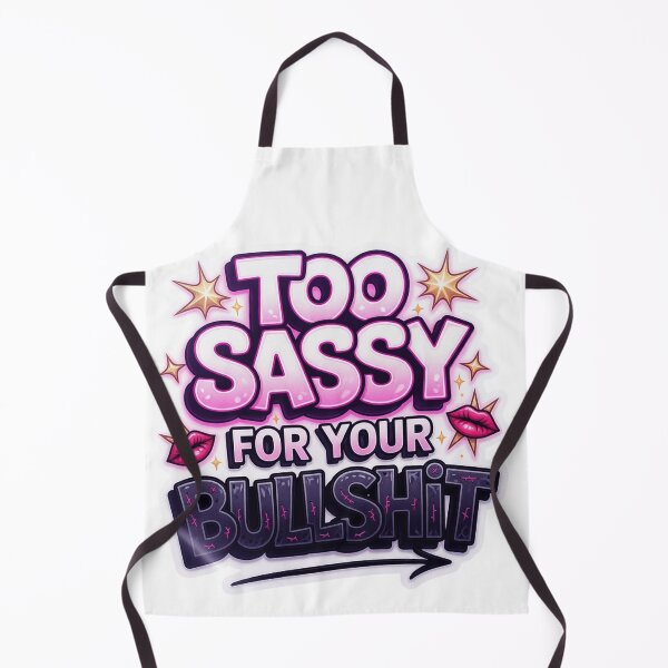 Item preview, Too Sassy For Your Bullshit Bold Modern Vinyl Sticker  designed and sold by ARTCREATESHOP.
