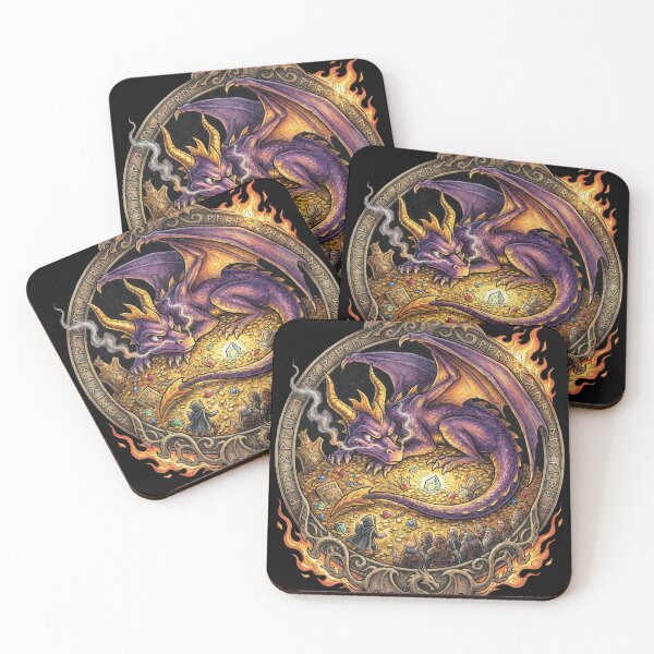 Item preview, Spyro the Dragon Fellowship Inspired – Fire-Breathing Hero Middle-earth Portrait designed and sold by Senpaiwaves.