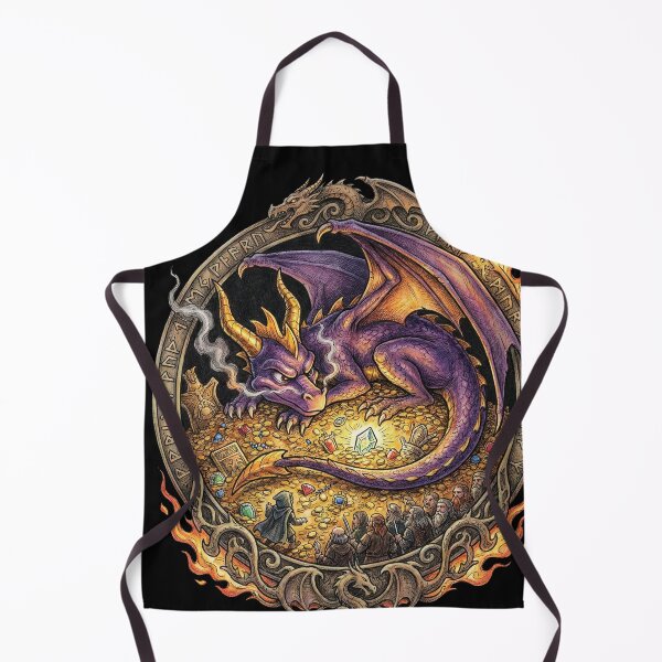Item preview, Spyro the Dragon Fellowship Inspired – Fire-Breathing Hero Middle-earth Portrait designed and sold by Senpaiwaves.