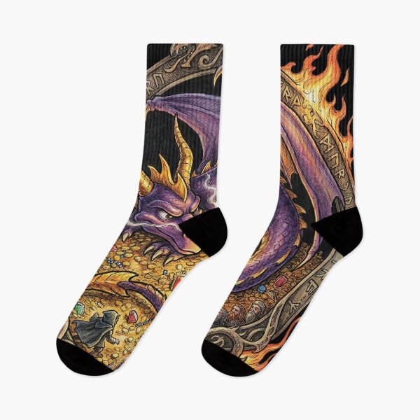 Item preview, Spyro the Dragon Fellowship Inspired – Fire-Breathing Hero Middle-earth Portrait designed and sold by Senpaiwaves.