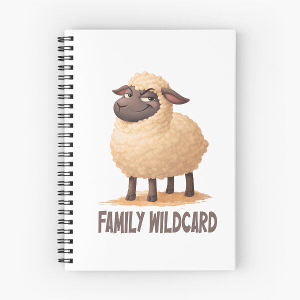 Item preview, Family Wildcard Funny Cartoon Sheep designed and sold by DandelioMoon.