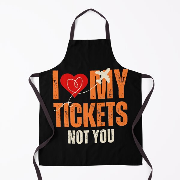 Item preview, Funny Valentine Travel Gift - I Love My Tickets Not You - Solo Traveler designed and sold by MasCorner.