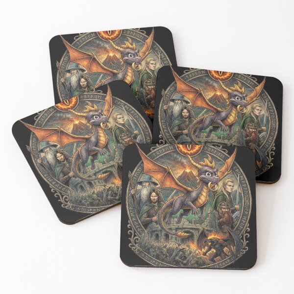 Item preview, Spyro in Middle-earth Fan Design – Fire Breath Orc Slayer Shire Style designed and sold by Senpaiwaves.