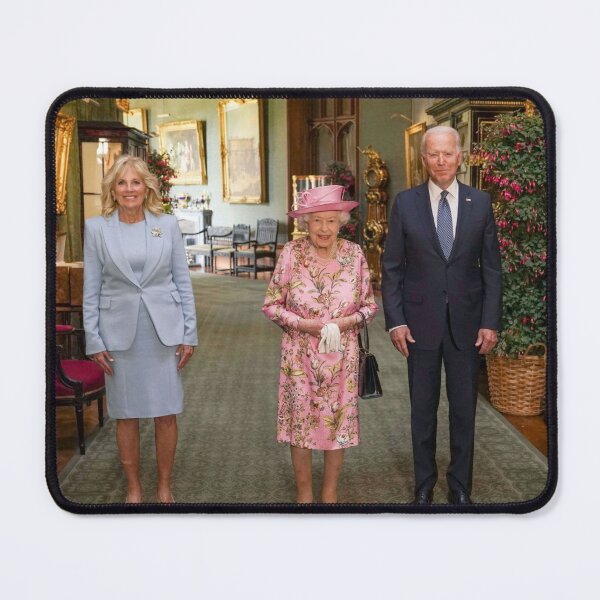 Item preview, Queen Elizabeth II and the Biden couple designed and sold by KNBS.