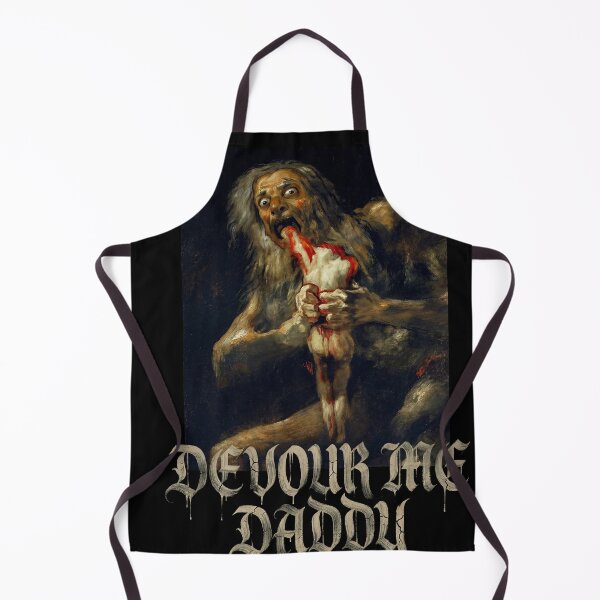 Item preview, Saturn Devouring His Son Meme – Relatable Family Dinner Cursed Humor Devour me Daddy designed and sold by Senpaiwaves.