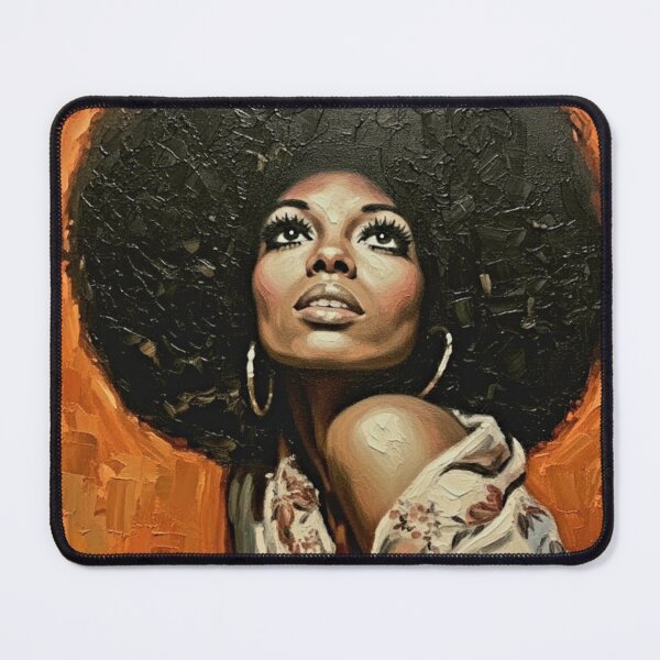 Item preview, The Supreme Muse: Diana Ross Soulful Impasto Portrait designed and sold by Art's Diner.