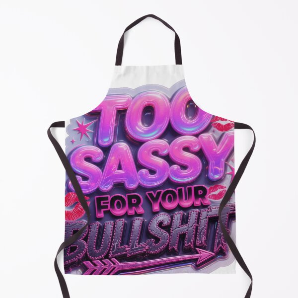 Item preview, Funny Savage Sticker Too Sassy For Your Bullshit  designed and sold by ARTCREATESHOP.