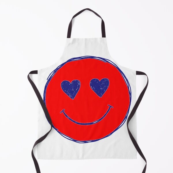 Item preview, Classic 90s Doodle Red Heart Eyes Smiley designed and sold by crazygoose30.