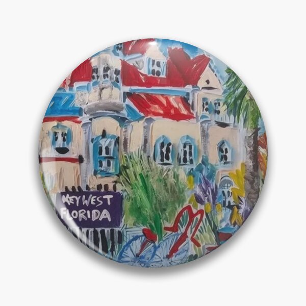 Item preview, Key West Florida Art Print | Tropical Island Painting designed and sold by Tiki Cove.