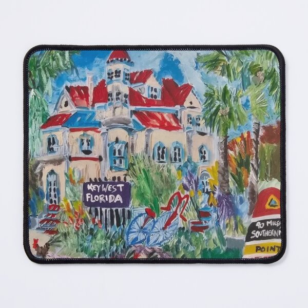 Item preview, Key West Florida Art Print | Tropical Island Painting designed and sold by Tiki Cove.