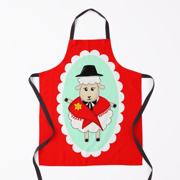 Item preview, Welsh Costume Sheep Lady  designed and sold by Studio Lisa Jayne.