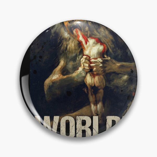 Item preview, World's Okayest Dad Saturn Devouring His Son Meme – Relatable Family Dinner Cursed Humor Devour me Daddy designed and sold by Senpaiwaves.