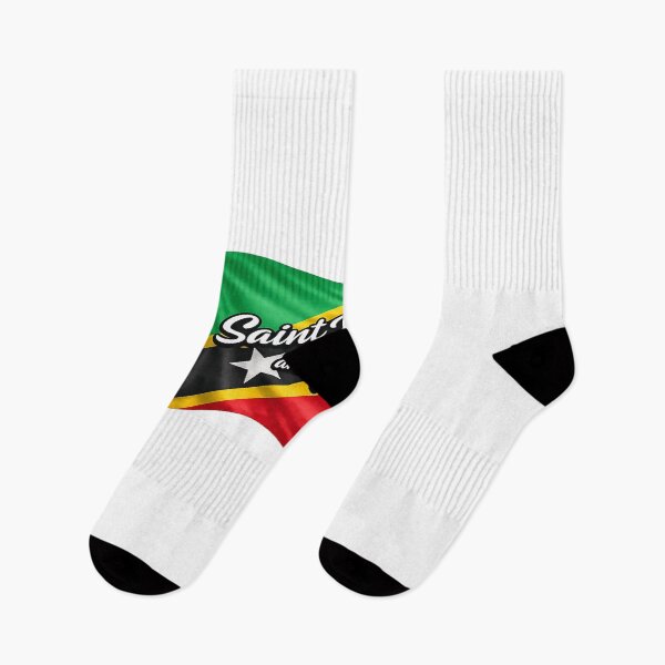 Item preview, Saint Kitts and Nevis Waving Flag Design – Caribbean Pride Graphic designed and sold by GarnerSupplyCo.