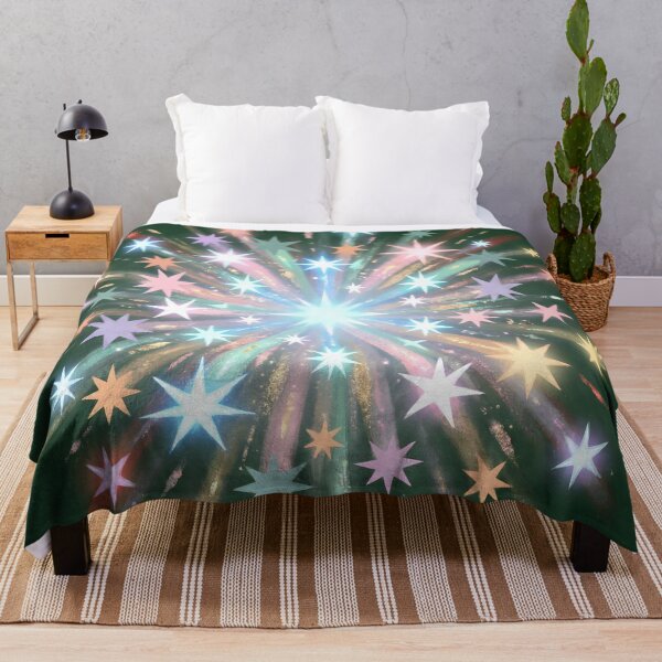 Item preview, Vintage Stars Firework Celestial Dream Wall Art designed and sold by matchakpop.