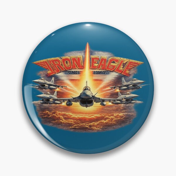 Item preview, Iron Eagle 80s Fighter Jet T-Shirt – Retro Aviation Action Design – F-16 Style Military Jets Sunset Graphic designed and sold by screenpromos.