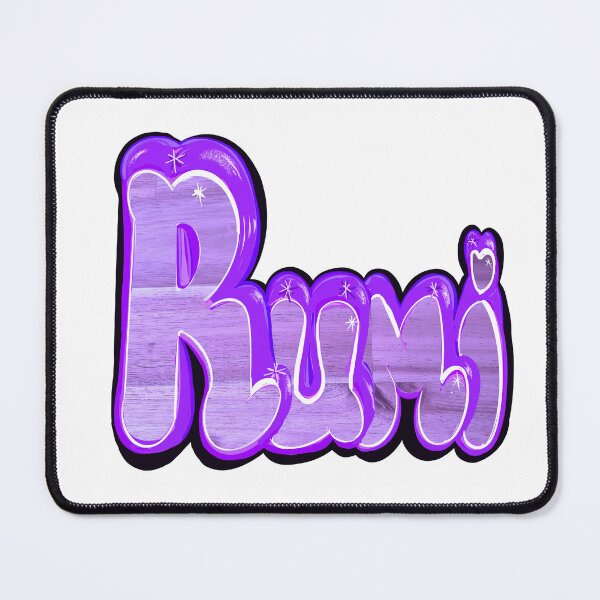 Item preview, Rumi popular girls first name in textured purple. Top 100 Personalized personalised customised name Rumi n designed and sold by Artonmytee.